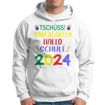 Children's First Day At School Tschüss Kindergarten Hello School 2024 Kapuzenpullover - Seseable