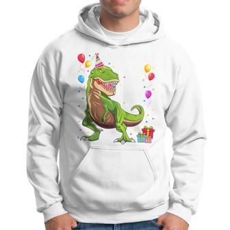 Children's Geburtstags 4 Jahre Junge Dinosaurier Dino Ich Bin 4 Kapuzenpullover - Geschenkecke