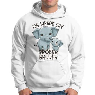 Children's Ich Werde Großer Bruder 2025 Elephant Kapuzenpullover - Geschenkecke