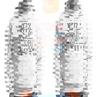 Chill The Fourth Out Retro Western Cowboy 4Th Of July Hoodie - Monsterry