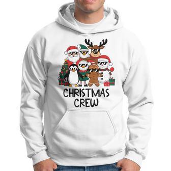 Christmas Crew Xmas Family Group Matching Christmas Pajama Hoodie - Thegiftio UK