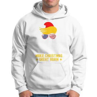 Make Christmas Great Again Lustiges Weihnachtsmanngesicht Kapuzenpullover - Geschenkecke