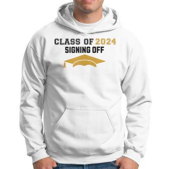 Class Of 2024 Senior Autograph High School Memory Party Hoodie - Monsterry
