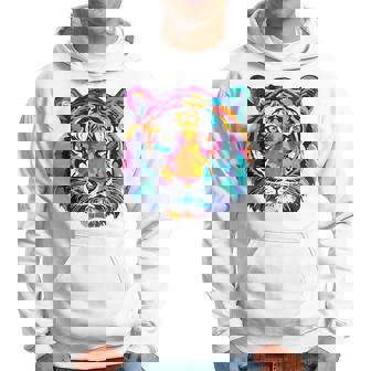 Colorful Tiger Graphic Hoodie - Thegiftio UK