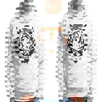 Colorido Tigre Diseño Ilustración Cara De Sudadera - Regaloses