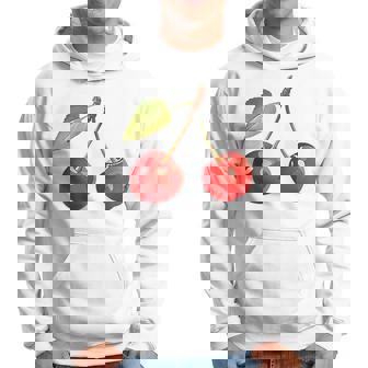 Cute Cherry Cherries Coquette Baby Y2k Grunge Aesthetic Hoodie | Mazezy