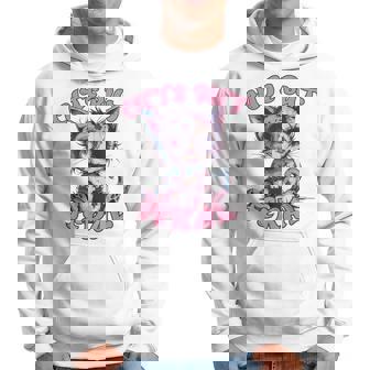 Cute But Feral Zombie Voodoo Cat Halloween Spooky Hoodie - Monsterry