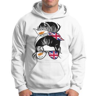Cyprus Britain Mix Half British Half Cypriot Roots Hoodie - Thegiftio UK