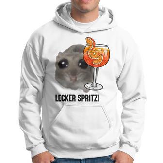 Delicious Spritzi X Sad Hamster Meme Boy Hallöchen Aperölchen Kapuzenpullover - Geschenkecke