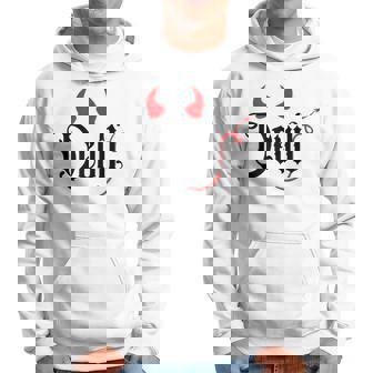 Devil Halloween Matching Couple Girlfriend Hoodie - Monsterry