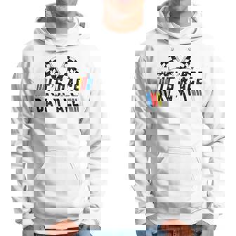 Distressed It's Race Day Y'all Checkered Flag Racing Track Hoodie | Seseable CA
