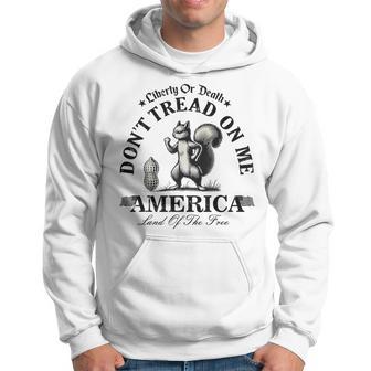 Don’T Tread On Me Squirrel Liberty Justice For Peanut Hoodie - Thegiftio UK