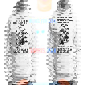 Dudes For Like Harris Man White Dudes For Harris 2024 Hoodie | Mazezy