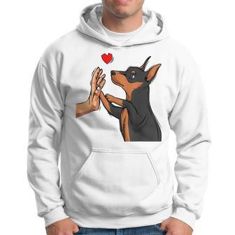 Dwarf Pinscher Liebe Miniature Pinscher Dog Holder Kapuzenpullover - Geschenkecke