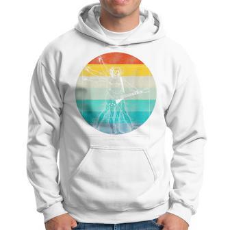 Electric Guitar Player Da Vinci Vitruvian Man Musicians Hoodie - Thegiftio UK
