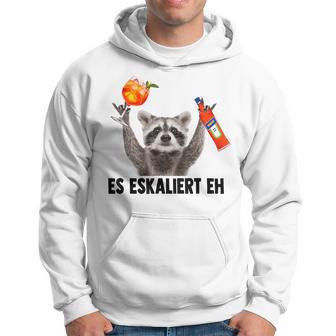 Es Eskaliert Eh X Raccoon Meme Racoon X Pedro Spritz Kapuzenpullover - Geschenkecke