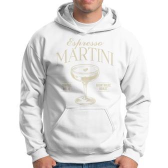 Espresso Martini Costume Adult Drink Label Halloween Hoodie - Thegiftio UK