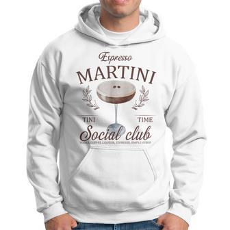 Espresso Martini Social Club Cocktail Bachelorette Hoodie - Thegiftio UK