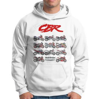 Evolution Of The CbrMotorcycleMotorbikeBikerSportsbike Hoodie - Thegiftio UK