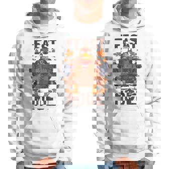 Feast Mode Weightlifting Turkey Day Thanksgiving Christmas Hoodie - Monsterry