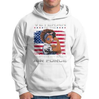 Female Veteran Of The United States Air Force Usaf Veteran Hoodie - Thegiftio UK