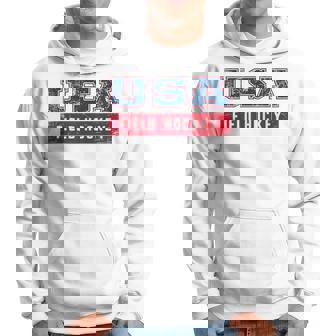 Field Hockey 2024 Us Flag Patriotic American Sports Fan Usa Hoodie - Thegiftio UK
