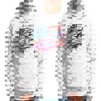 Flying Jets American Flag Usa Patriotic 4Th Of July Hoodie | Seseable UK