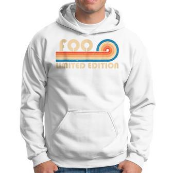 Foo Surname Retro Vintage 80S 90S Hoodie - Thegiftio UK