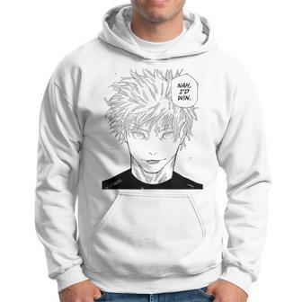 Anime Meme Nah I'd Win Reference Gojo Hoodie - Thegiftio UK