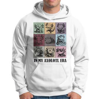 Axolotl Quote In My Axolotl Era Graphic Cool Axolotl Hoodie - Thegiftio UK