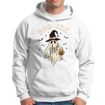 Boo-Jee Ghost Halloween Boo Jee Ghost Spooky Season Hoodie - Thegiftio UK