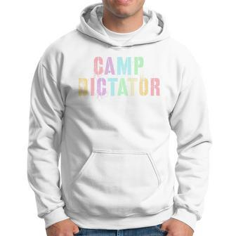 Camp Dictator Campfire Director Summer Campground Boss Hoodie - Monsterry CA