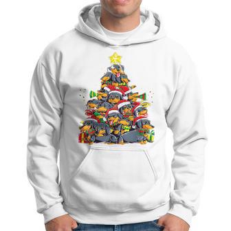 Christmas Cute Dachshund Christmas Tree Dog Kapuzenpullover - Geschenkecke