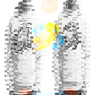 Cute Dinosaur Workout Gym Fitness Weightlifting Hoodie - Thegiftio UK