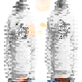 Ghost Boo Halloween Ghost Spooky Season Toddler Boys Hoodie - Thegiftio UK