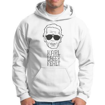 Karl Lager Fehlt Modezar Fashion er Rip Kapuzenpullover - Geschenkecke