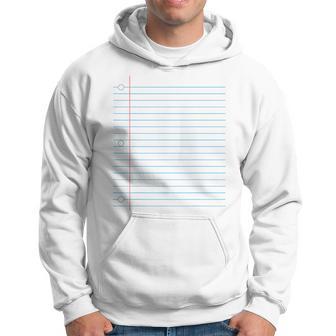 Lined Paper Notebook Group Halloween Costume Hoodie - Thegiftio UK