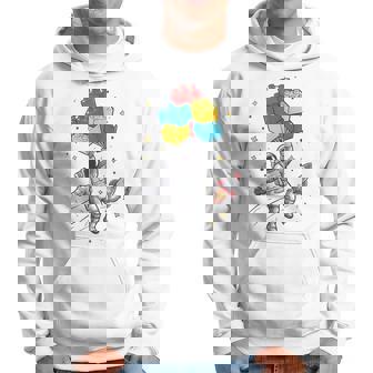 Space Astronaut Master Builder Building Blocks Brick Hoodie | Mazezy