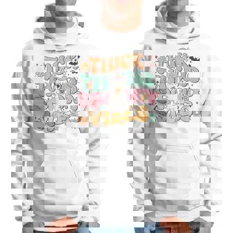 Thick Thighs And Spooky Vibes Pumpkin Halloween Hoodie - Monsterry