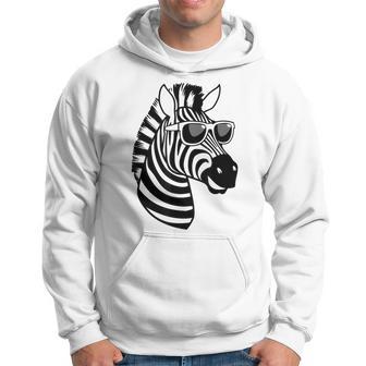 Zebra With Sunglasses Kapuzenpullover - Geschenkecke