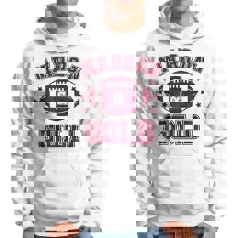 On Gameday Football We Wear Maroon And Gold School Spirit Hoodie - Thegiftio UK