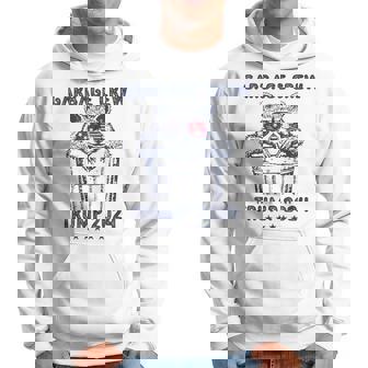 Garbage Crew Vote Trump 2024 Republican Raccoon Hoodie | Mazezy