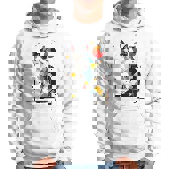 Gato Colorido Mascota Abstracto Ilustración Animal G Sudadera - Regaloses