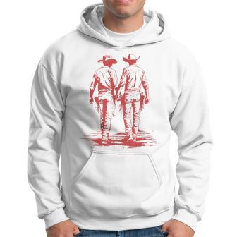 Gay Cowboy Western Rodeo Pride Trans Rights Lgbtq Hoodie - Monsterry