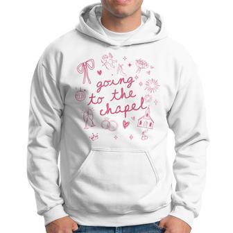 Going To Chapel Bachelorette Just Newly Engaged Hoodie - Thegiftio UK