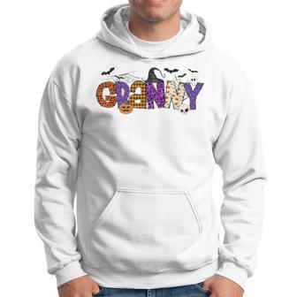 Granny Witch Hat Pumpkin Ghost Halloween Costume Hoodie | Seseable CA