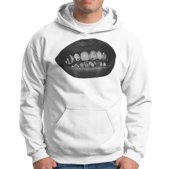Grillz Th Fashion Mouth Lips Grills Still Much In Style Hoodie - Thegiftio UK