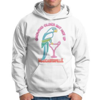 Growing Older But Not Up Neon Sign Hoodie - Thegiftio UK