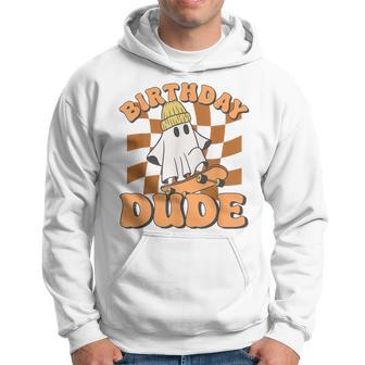 Halloween Ghost October Birthday For Boys Birthday Dude Hoodie - Thegiftio UK