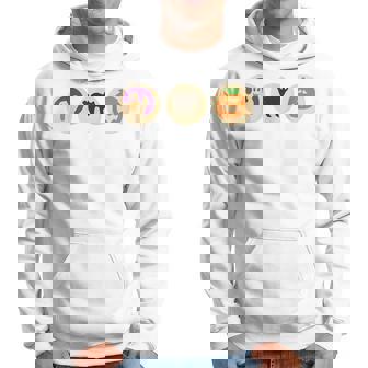 Halloween Sugar Cookie Pumpkin Boo Ghost Spooky Season Cat Hoodie | Seseable UK